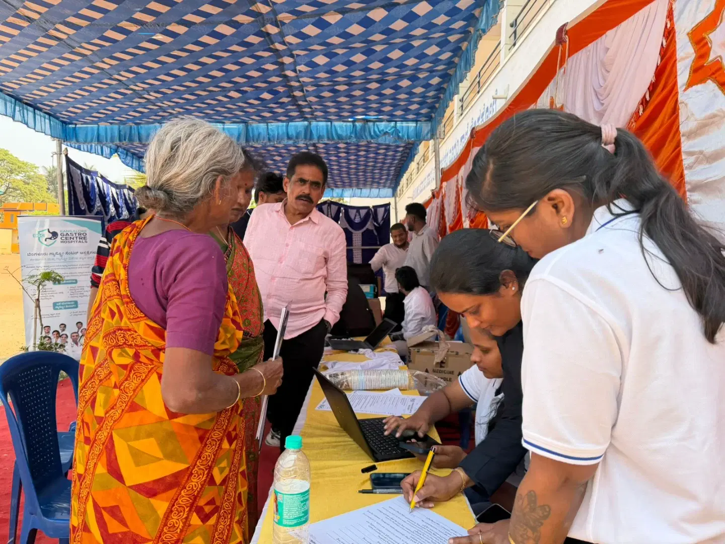 Hoskote Rural Health Camp - Hoskote Taluk, Karnataka