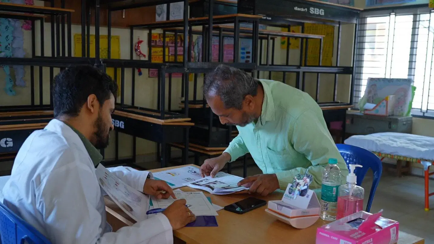 Hoskote Rural Health Camp - Hoskote Taluk, Karnataka