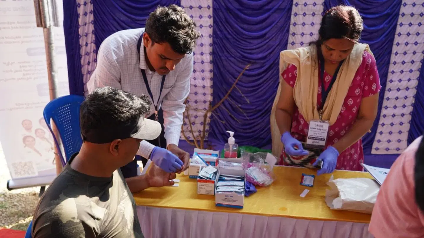 Hoskote Rural Health Camp - Hoskote Taluk, Karnataka